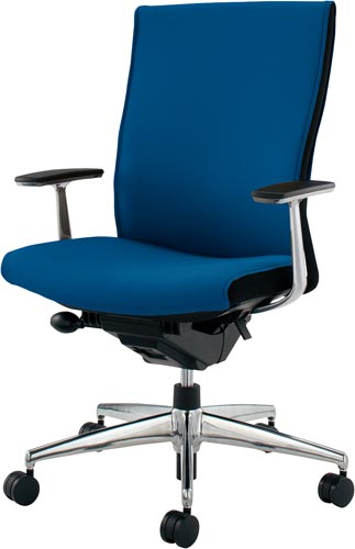 プント ハイバック アルミ肘 スタンダードブルー