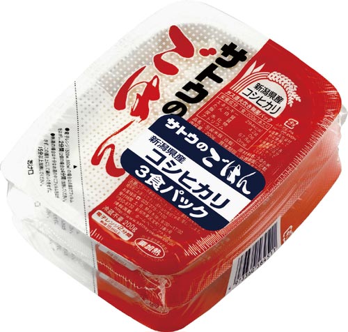 サトウのごはんコシヒカリ 200g・3個入×12