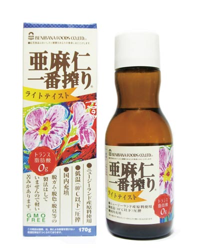 亜麻仁一番搾りライト 170g 12個