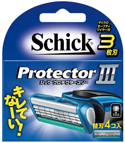 Shick プロテクタースリー3枚刃 替刃 4個入