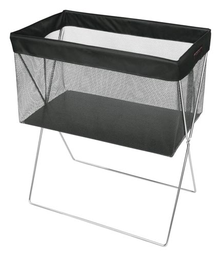 サイドワゴン 浅型 メッシュ ブラック