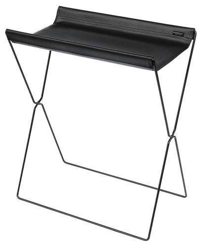 サイドワゴン トレー型 合皮 ブラック