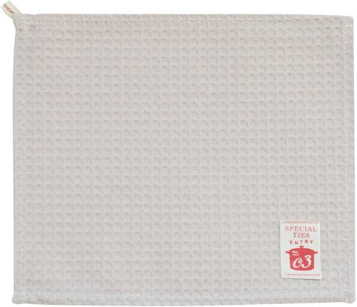 ワッフルキッチンダスター ベージュ