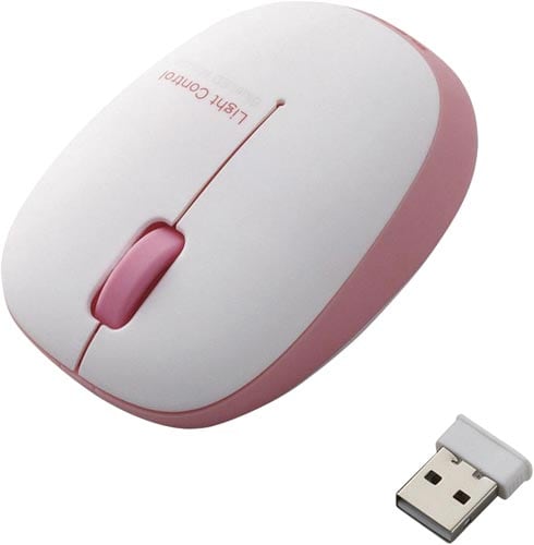 無線マウス 軽量 ピンク M−BL20DBPN