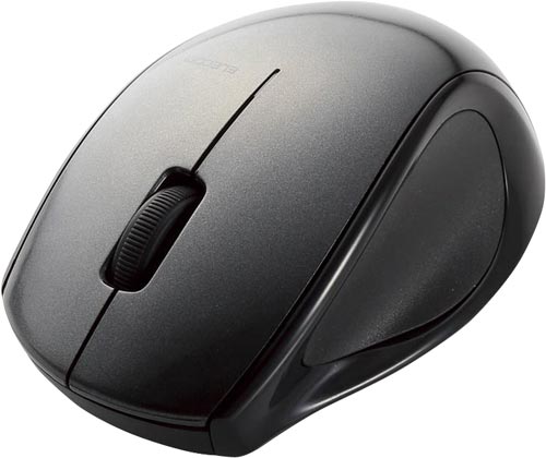 レーザーマウス 無線 3ボタン ブラック