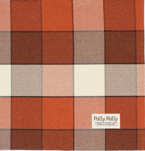 パリーパリー ロングラグ120cm オレンジ