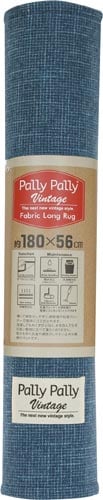 ヴィンテージロングラグ180cm ブルー2