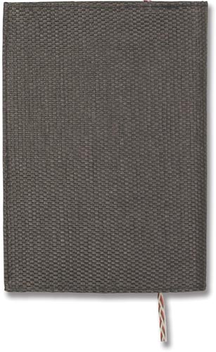 ブックカバー A6 文庫本 ブラック×5