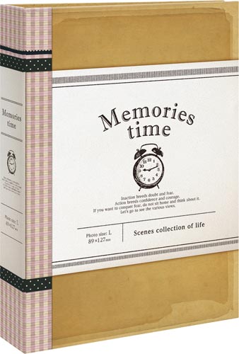 ポケットアルバム180 ナチュラル(時計)×14