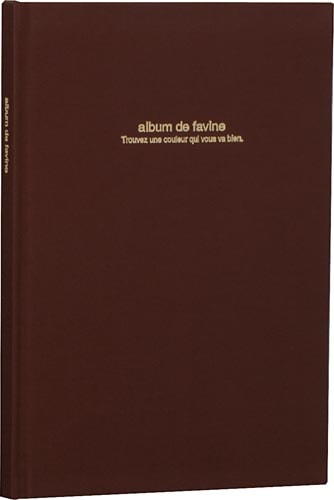 ドゥファビネ100年アルバムブック式B5茶×2