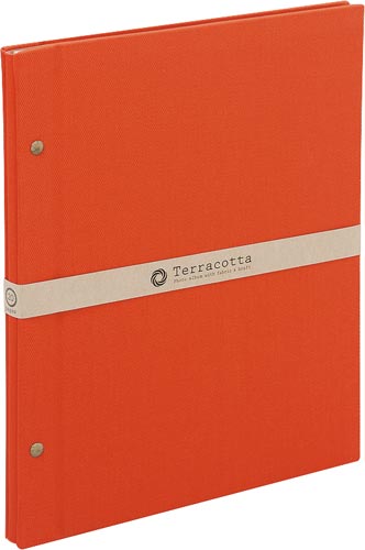 テラコッタ フリーアルバム A4 レッド×2