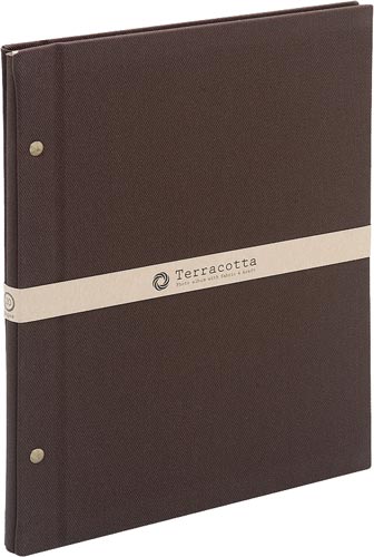 テラコッタ フリーアルバム A4 ブラウン×2