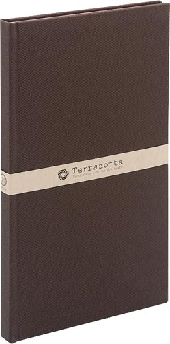 テラコッタブック式フリーアルバムL3ブラウン×2