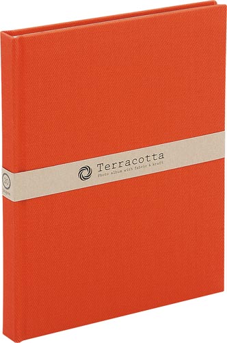 テラコッタブック式フリーアルバムL2レッド×2