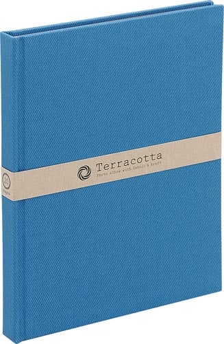 テラコッタブック式フリーアルバムL2ブルー×2