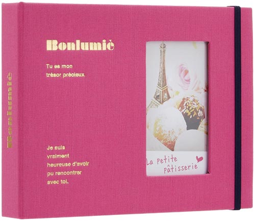 チェキポケットアルバム40 ピンク×5