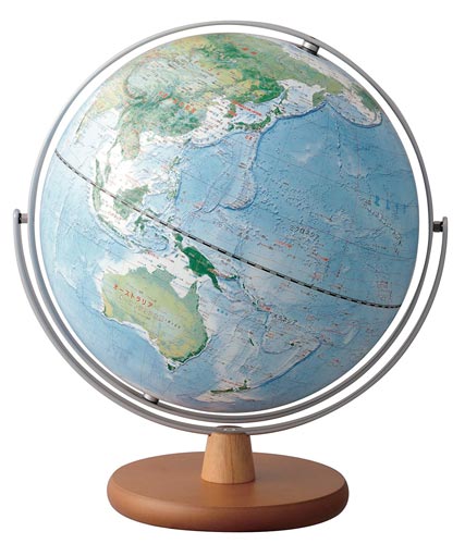 土地被覆タイプ地球儀(全回転)