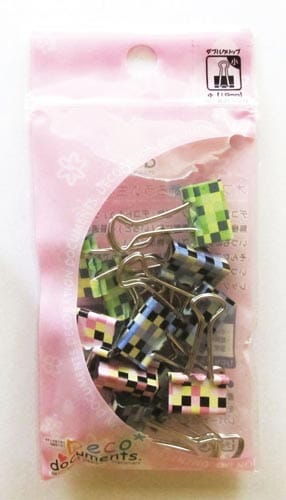 デコドキュWクリップ小 キューブ 12個入×10