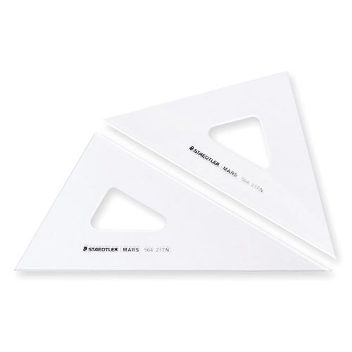 三角定規 製図用 マルス 21cm×5