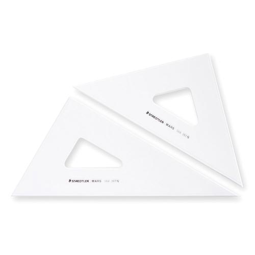 三角定規 製図用 マルス 26cm×5