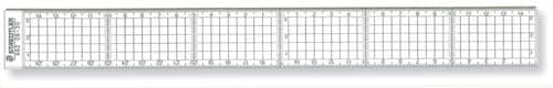 方眼直定規 カッティング用 30cm×10