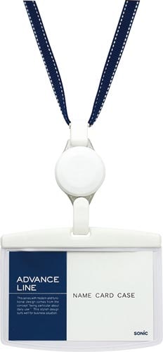 ソフトケース&リールストラップ ブルー×5