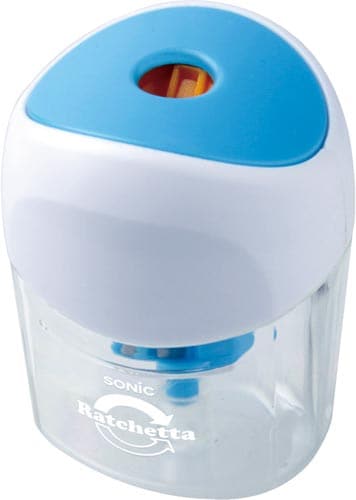 ラチェッタ ワン ハンディ鉛筆削り ブルー×20