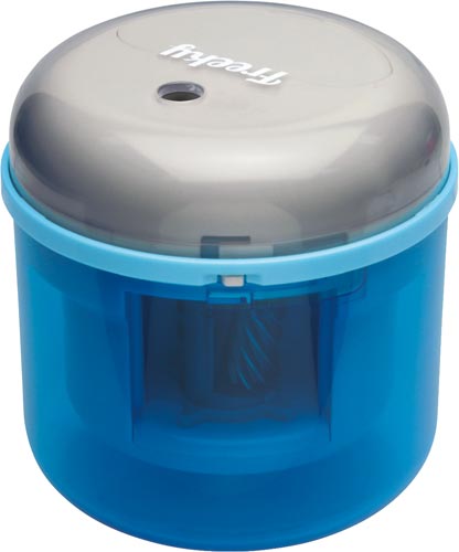 フリーキー 乾電池式電動鉛筆削り ブルー×2