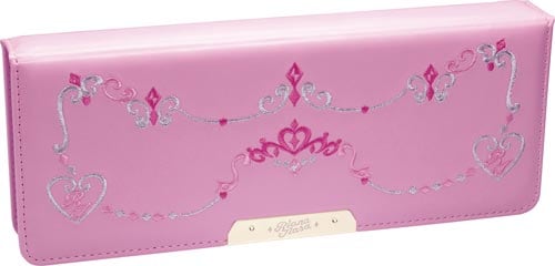 リアナティアラ両面筆入フラット大容量ロイヤル桃×2