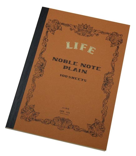 ノーブルノート A4 無地×5