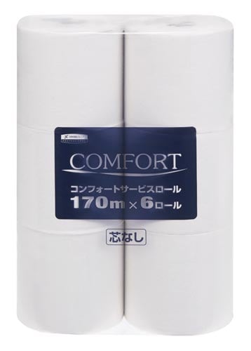 コンフォート 170mシングル(芯なし) 6ロール