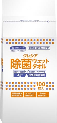 クレシア除菌ウエットタオル 100カット 詰替用