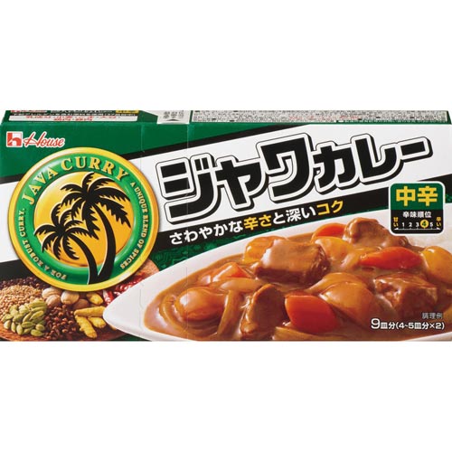 ジャワカレー中辛 185g 10個
