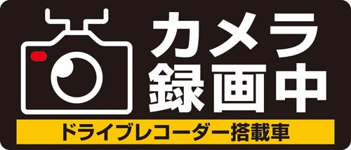 ドライブレコーダーシール S×2