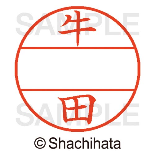 データーネームEX15号 マスター部 既製 牛田