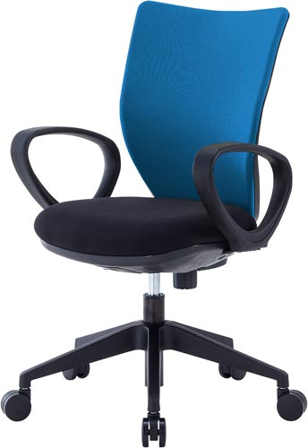 3DAir フリーロッキング ループ肘付ブルー