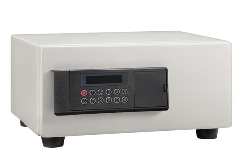 ホテルセーフ客室用耐火金庫 8L グレイ