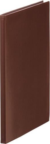 レザフェスクリアーファイル 茶×10