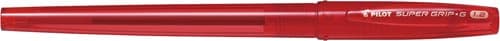 スーパーグリップG キャップ式 1.2mm赤10本