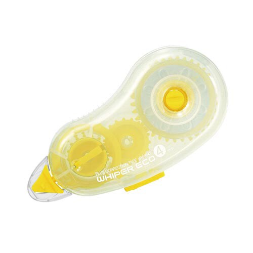 修正テープ ホワイパーエコ 4mmイエロー本体5個