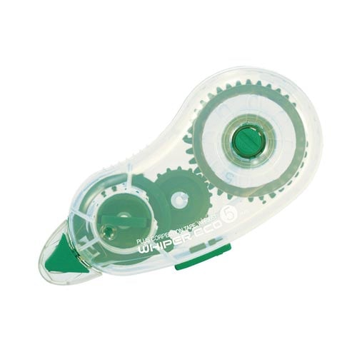 修正テープ ホワイパーエコ 5mmグリーン本体5個