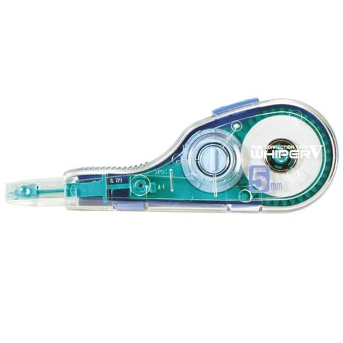 修正テープ ホワイパーV 5mmグリーン本体 5個