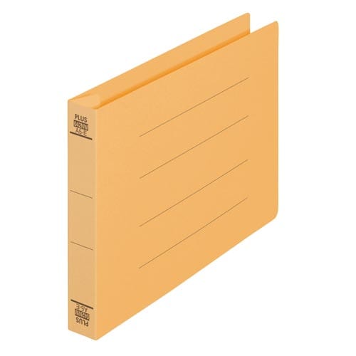 フラットファイル 厚とじ300 A5横 黄 10冊