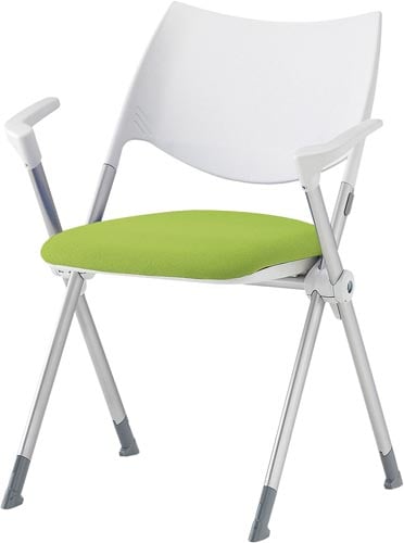 WSX肘付 背樹脂固定脚 グリーン