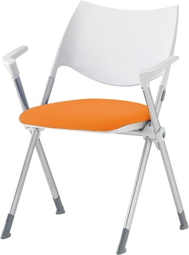 WSX肘付 背樹脂固定脚 オレンジ