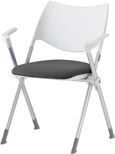 WSX肘付 背樹脂固定脚 グレー