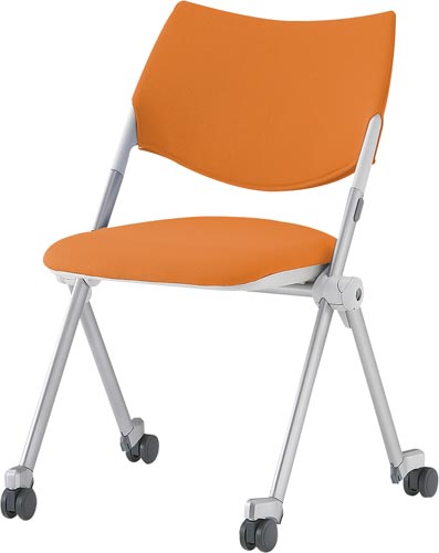 WSX 背カバーキャスター脚 オレンジ