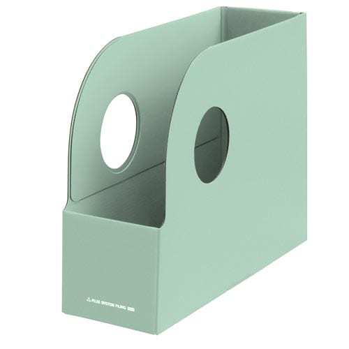 ダンボックス A4横 背幅100mm グリーン