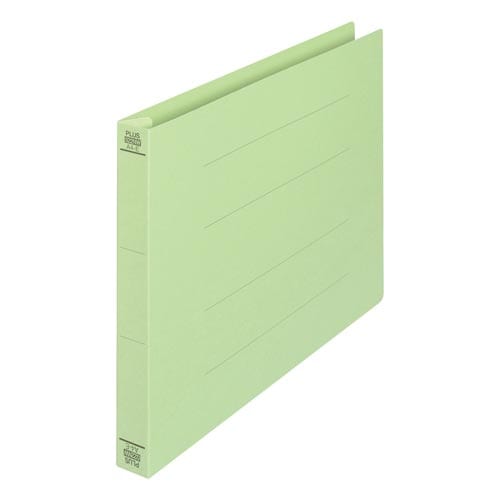 フラットファイル A4横 厚とじグリーン 10冊