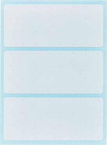 文字がきれいに書けるタックラベル箱34×79×5